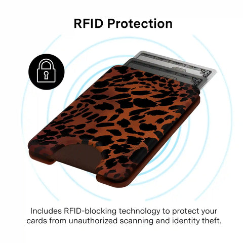 Leopard Tort MagSafe Wallet