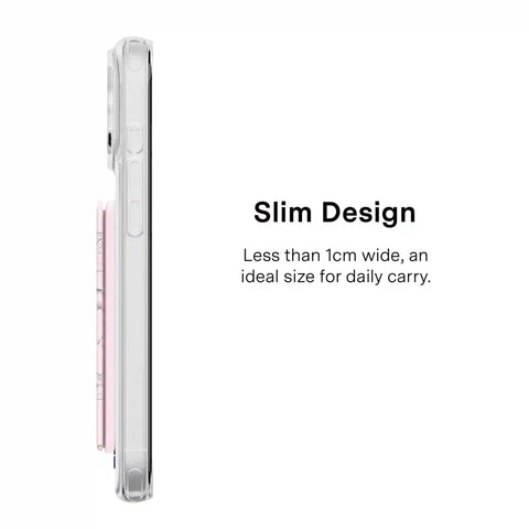 Pink Coastal Seashells MagSafe Wallet