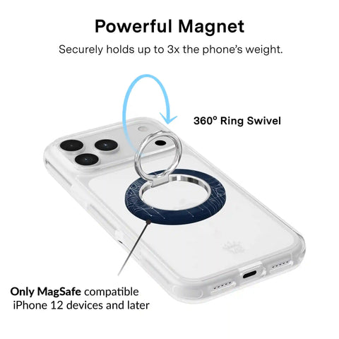 Widow’s Web Crystal MagSafe Grip Ring