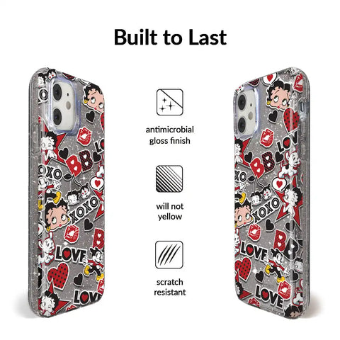 Betty Boop Sassy Glitter iPhone Case