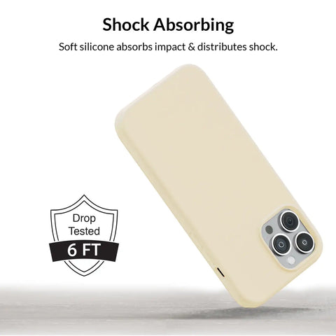 Beige Silicone iPhone Case