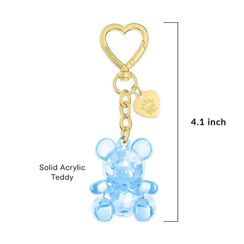 Blue Teddy Bag Charm