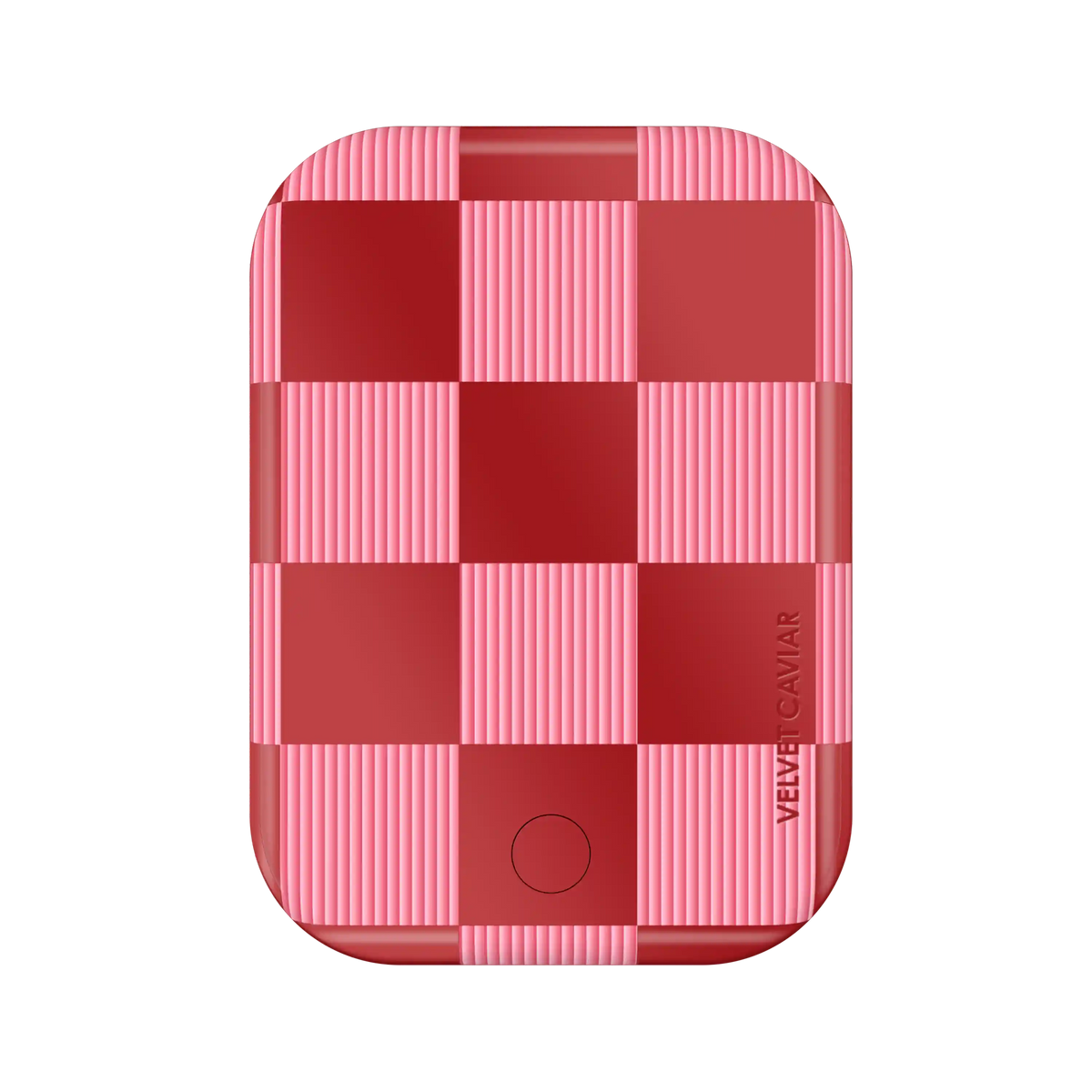 Rose Vibe Checkered Portable MagSafe Charger Power Pack