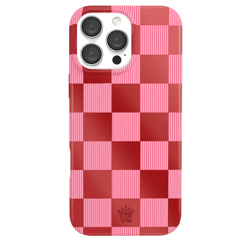 Rose Vibe Checkered iPhone Case