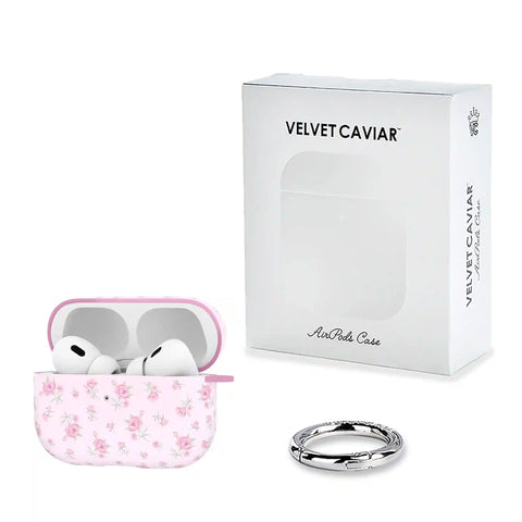 Dainty Pink Floral AirPod Case