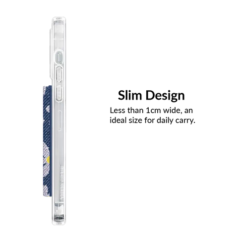 Denim Daisy MagSafe Wallet