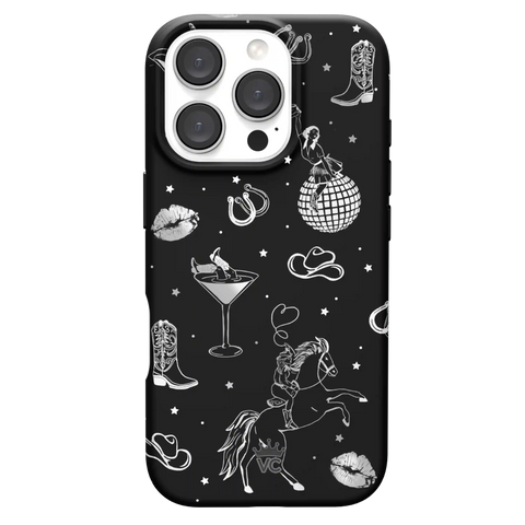 Disco Cowgirl iPhone Case