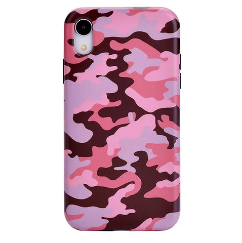 Dusty Rose Camo iPhone Case