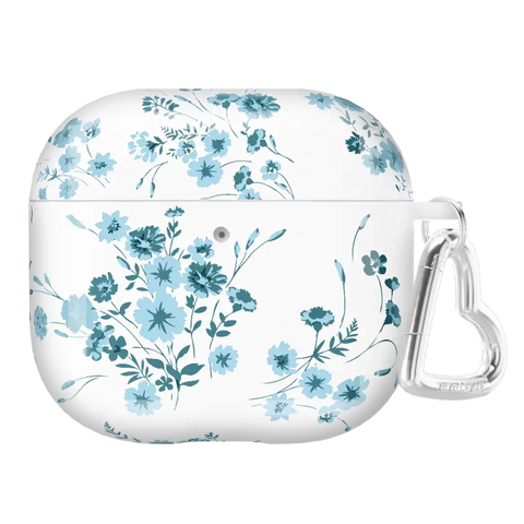 French Blue Floral AirPod Case