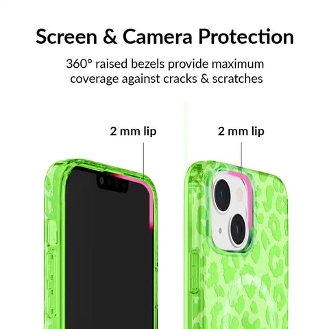 Key Lime Leopard iPhone Case
