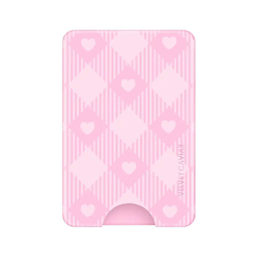 Dolly Pink Gingham MagSafe Wallet