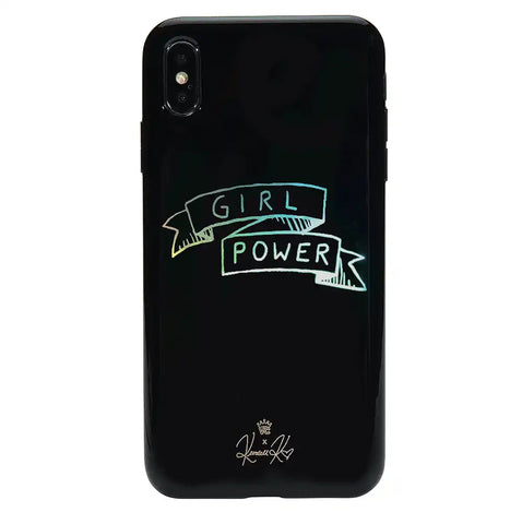 Girl Power iPhone Case by Kendall Vertes