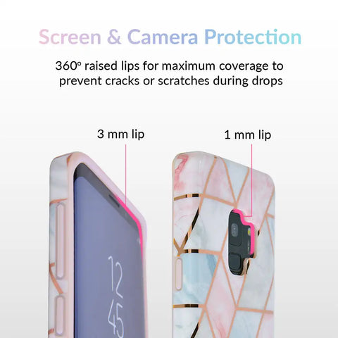 Geometric Marble Samsung Case
