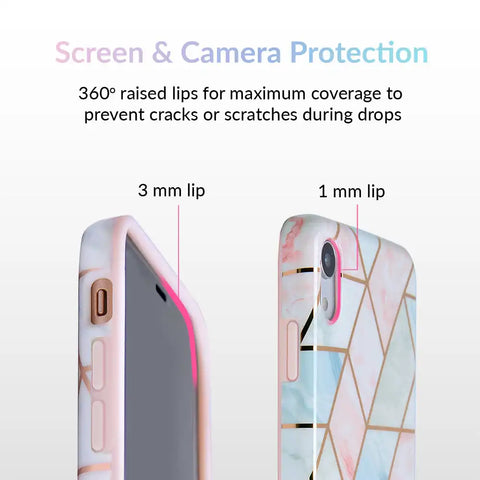Geometric Marble iPhone Case