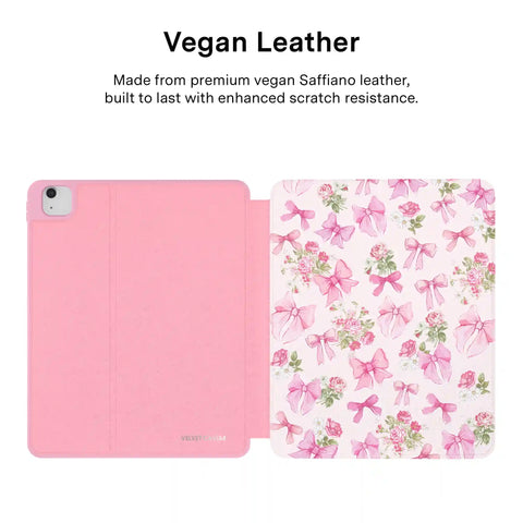 Posie Pink Bow iPad Case
