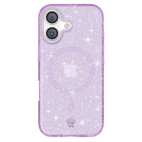 Lilac Stardust Glitter iPhone Case