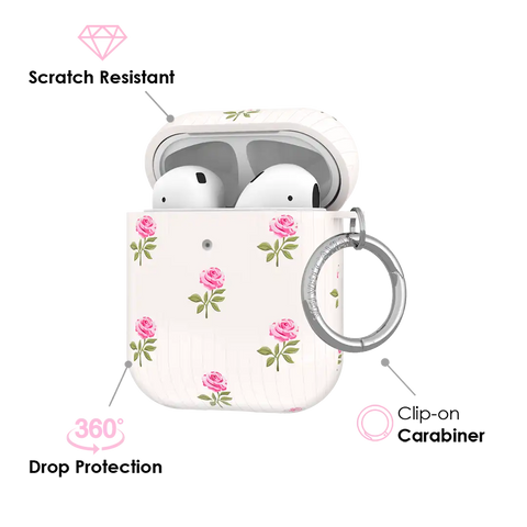 Pink Peony Floral AirPod Case