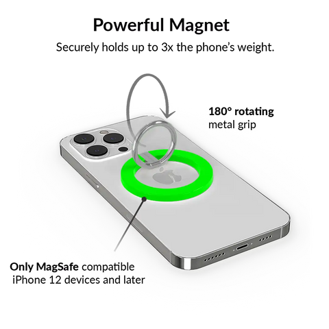 Neon Green MagSafe Grip Ring