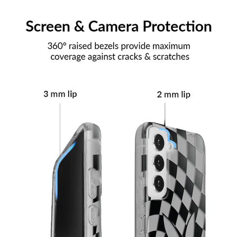 Playboy Checkmate Clear Samsung Case