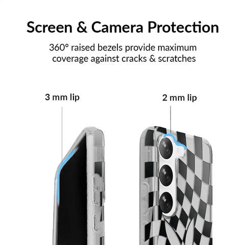 Playboy Checkmate Clear Samsung Case