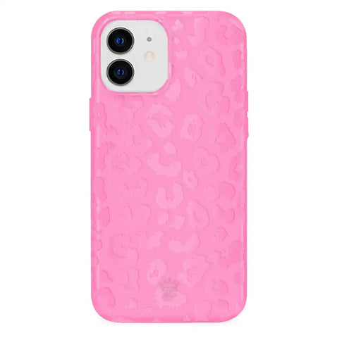 Hot Pink Leopard iPhone Case