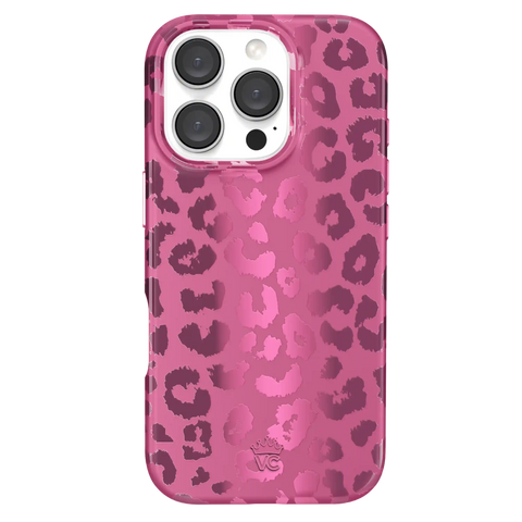 Pink Ruby Leopard iPhone Case
