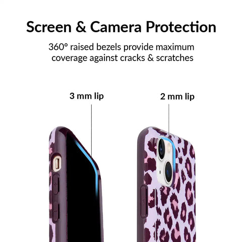Purrfect Pink Leopard iPhone Case