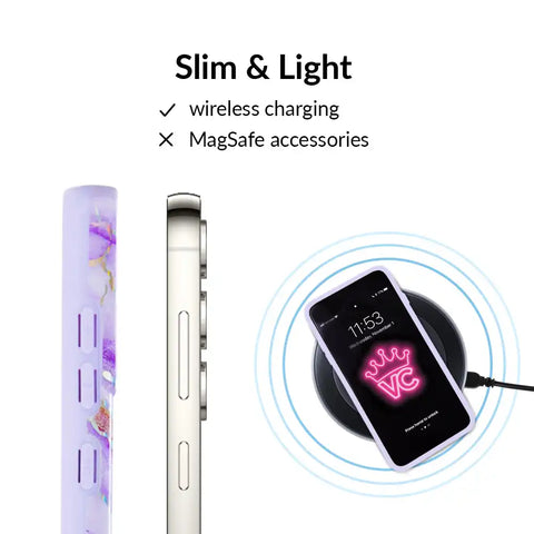 Purple Holo Moonstone Samsung Case