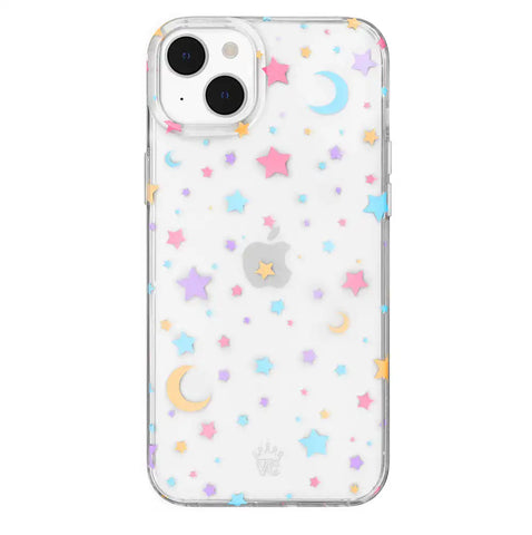Pastel Starry Night Clear iPhone Case