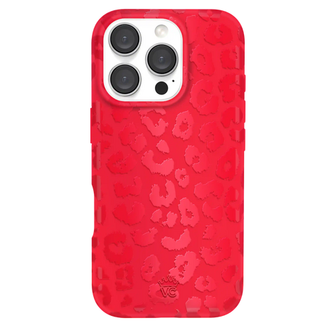 Red Hot Leopard iPhone Case
