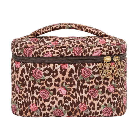 Rosy Leopard Vanity Bag