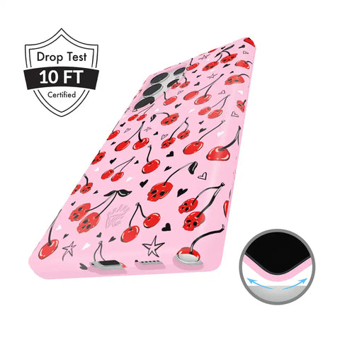 Sour Cherry Skulls Samsung Case