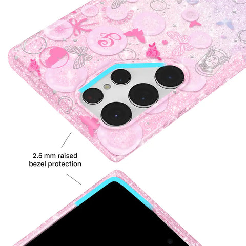 Wicked Glinda’s Bubble Glitter Samsung Case