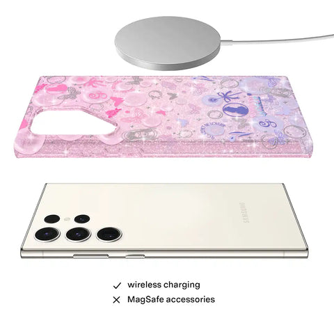 Wicked Glinda’s Bubble Glitter Samsung Case