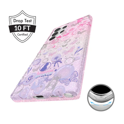 Wicked Glinda’s Bubble Glitter Samsung Case