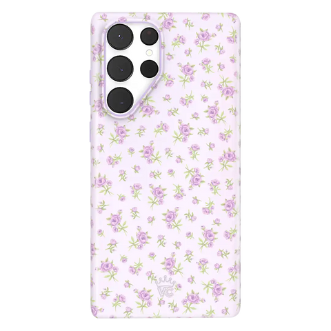 Dainty Lilac Floral Samsung Case