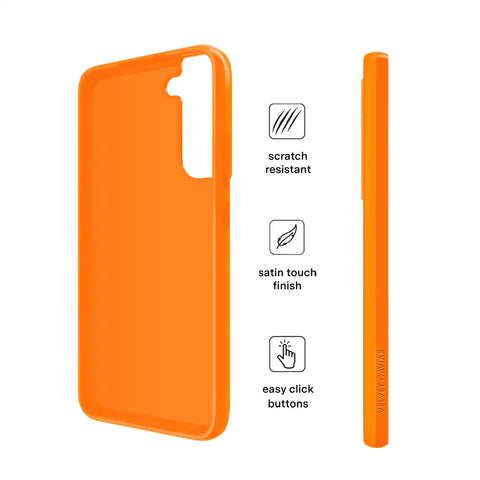 Pumpkin Spice Orange Samsung Case