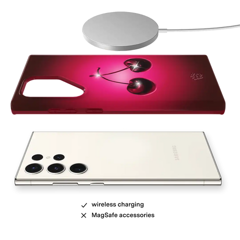 Black Cherry Crystal Samsung Case