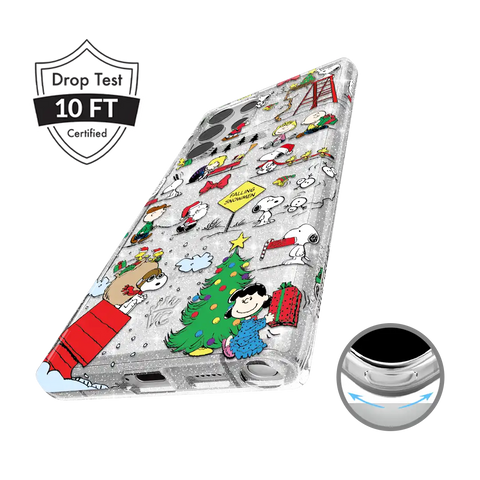 Snoopy Christmas Glitter Samsung Case