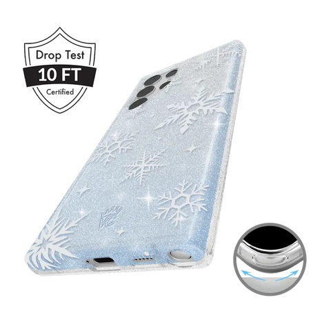 Snow Angel Glitter Samsung Case