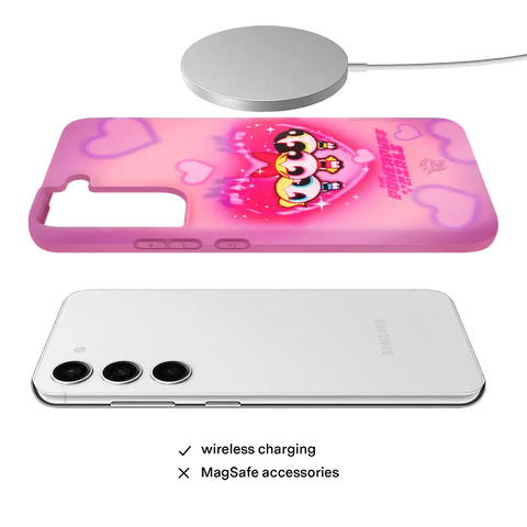 The Powerpuff Girls Airbrush Hearts Samsung Case