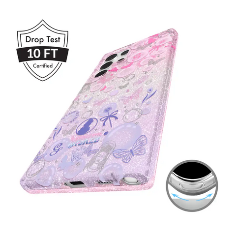 Wicked Glinda’s Bubble Glitter Samsung Case