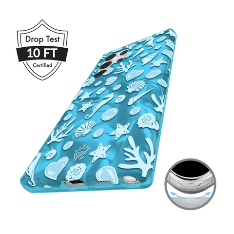 Aquamarine Holo Samsung Case