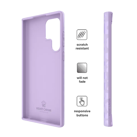 Lilac Leopard Samsung Case