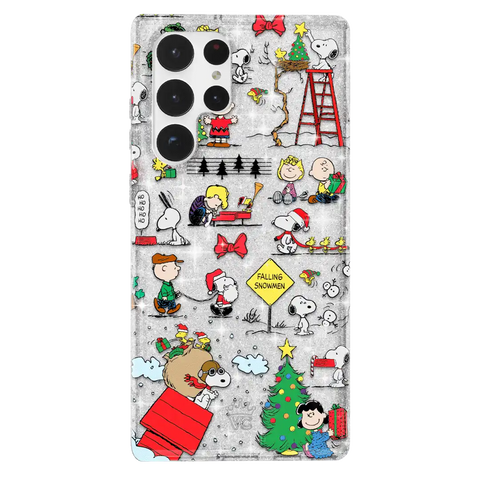 Snoopy Christmas Glitter Samsung Case