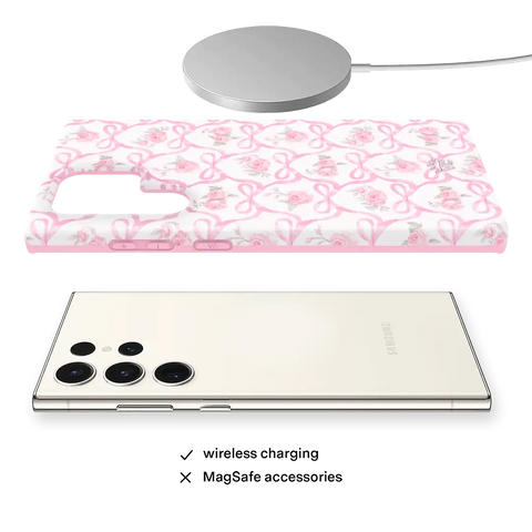 Lovely Pink Bows Samsung Case