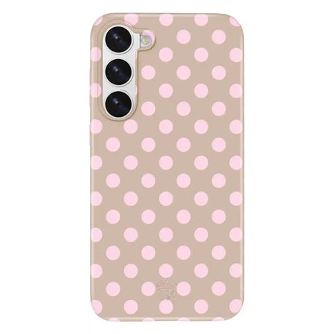 Brown Sugar Polka Dot Samsung Case