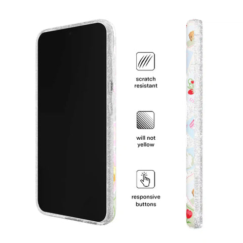 Spring Whimsy Stamps Glitter Samsung Case