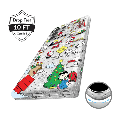 Snoopy Christmas Glitter Samsung Case