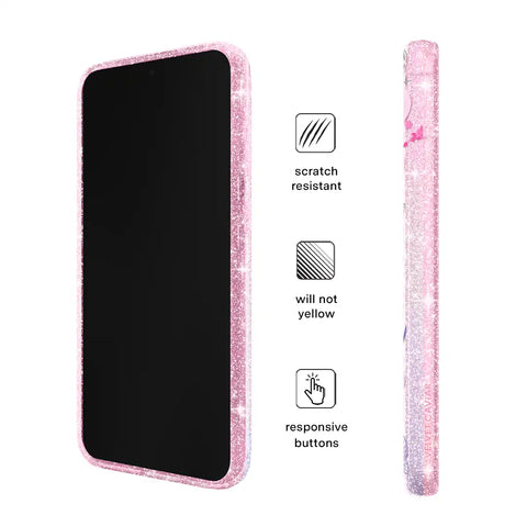 Wicked Glinda’s Bubble Glitter Samsung Case